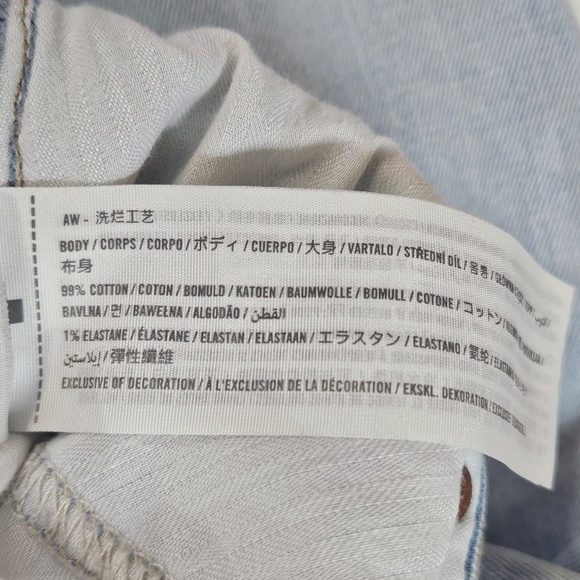 Abercrombie & Fitch Jeans Womens 28/6 Light Wash Ankle Straight Ultra High Rise - Picture 8 of 12